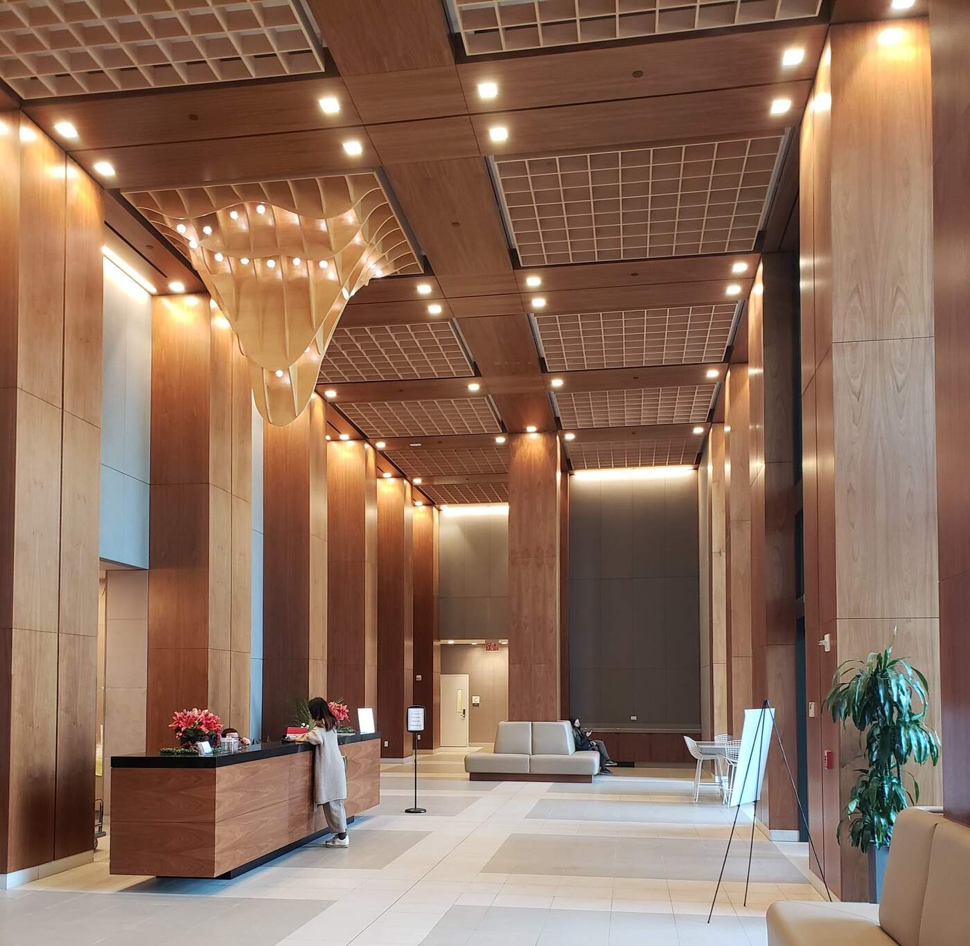 Prestige Millwork — 485 Marin lobby, Jersey City